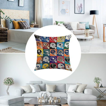 NFL USA Linen Throw Pillow Cover
