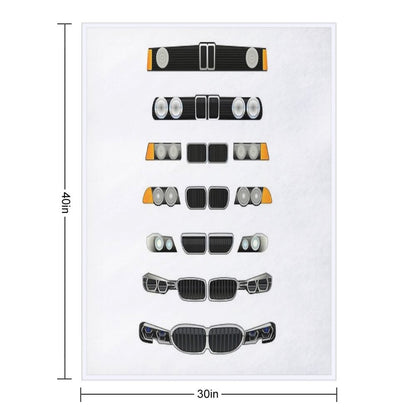 Evolution of The 3 Throw Blanket