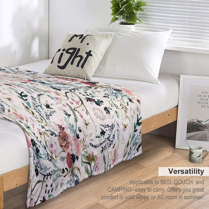 Fable Floral Throw Blanket