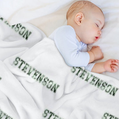 Stevenson University Green Tie Dye Throw Blanket