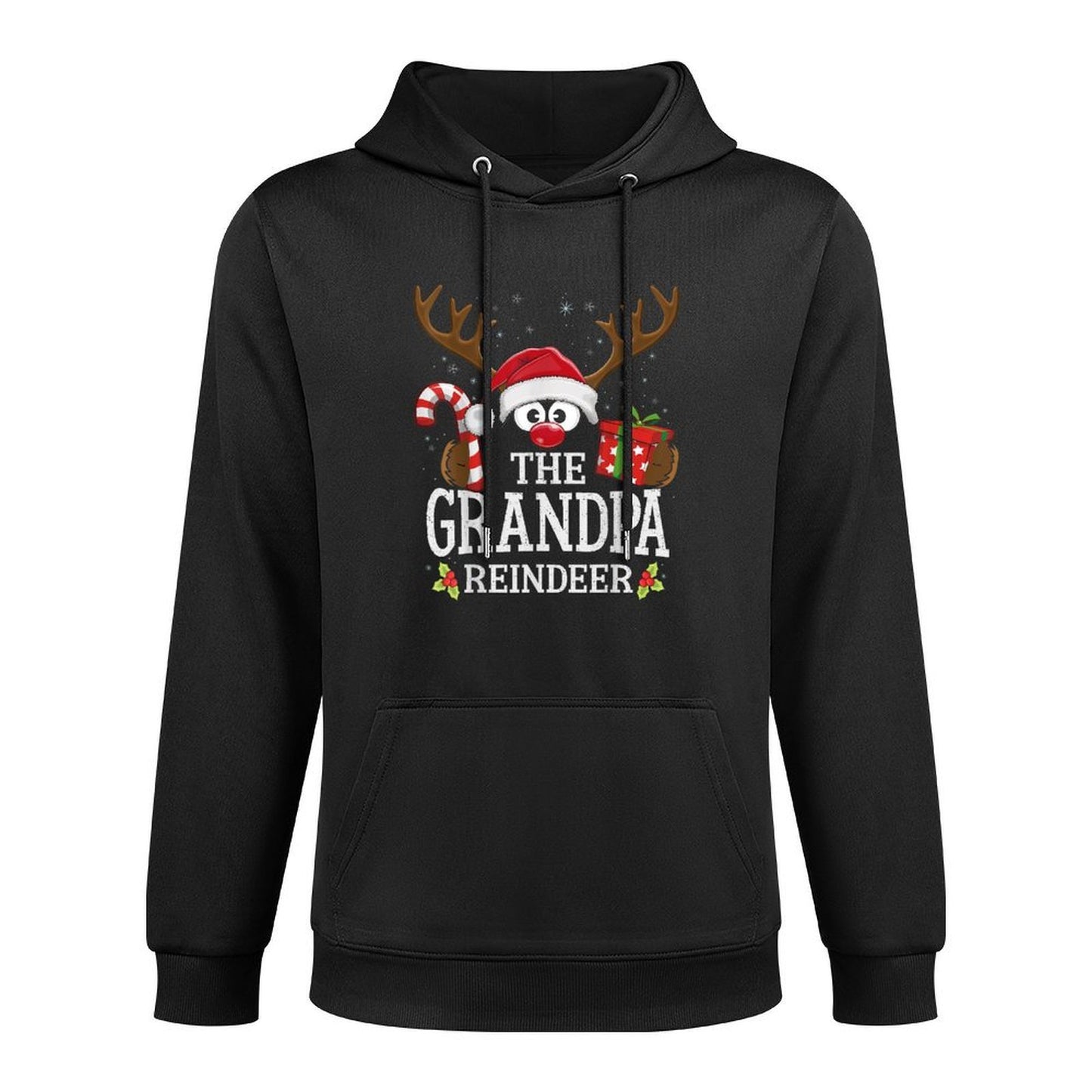Christmas Matching The Grandpa Reindeer Family Casual Wear Hoodie