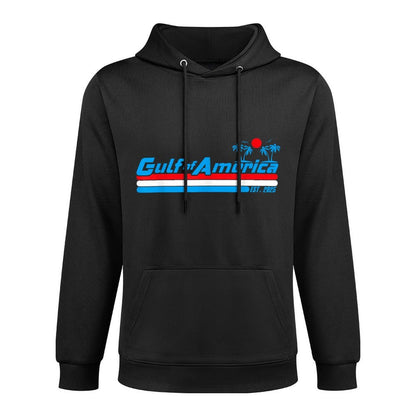 Retro Gulf Of USA America Est 2025 American Gulf Mexico Layering Staple Hoodie