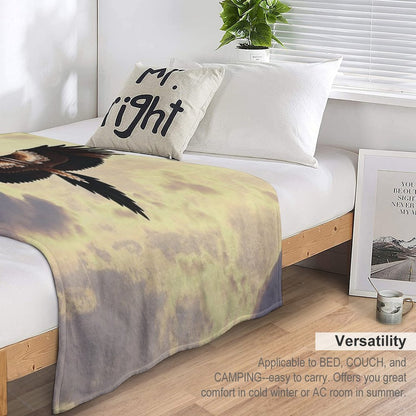 Wedge-Tailed Eagle - Australian Bird Throw Blanket