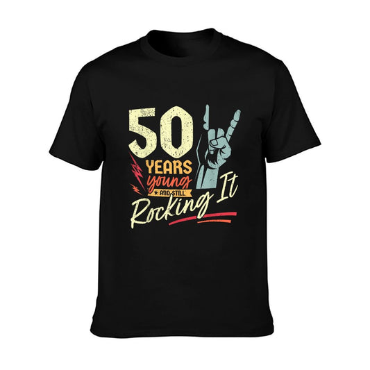 50th Birthday Funny Rock&#39;n&#39;Roll Birthday 50 Years T-Shirt