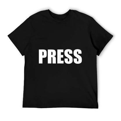 PRESS for Journalists, Reporters, News Media T-Shirt