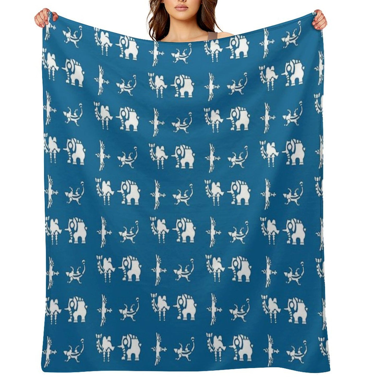 Divine Beasts Throw Blanket