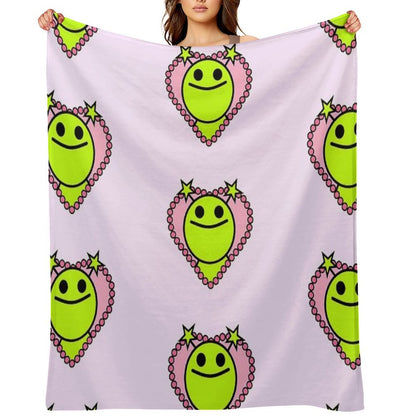 Dottie Green Alien Throw Blanket