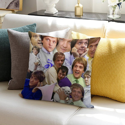 THE MANY MOODS OF MR G Soft Washable Throw Pillow