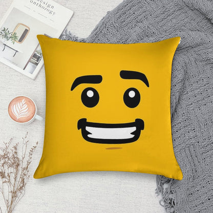 Brick Face - Guy Soft Style Accent Throw Pillow
