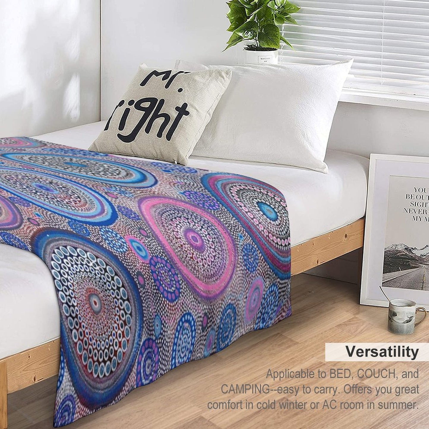 Seven Sister's Dreaming Throw Blanket