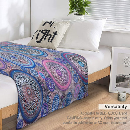 Seven Sister's Dreaming Throw Blanket