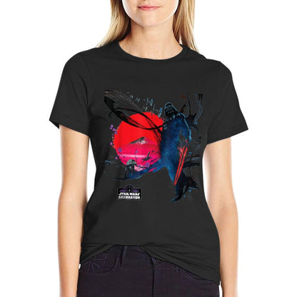 Star Wars Celebration Japan 2025 Key Art Darth Vader & Logo  Trendy Pattern T-Shirt