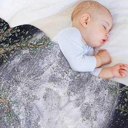 Midnight in The Garden II Throw Blanket