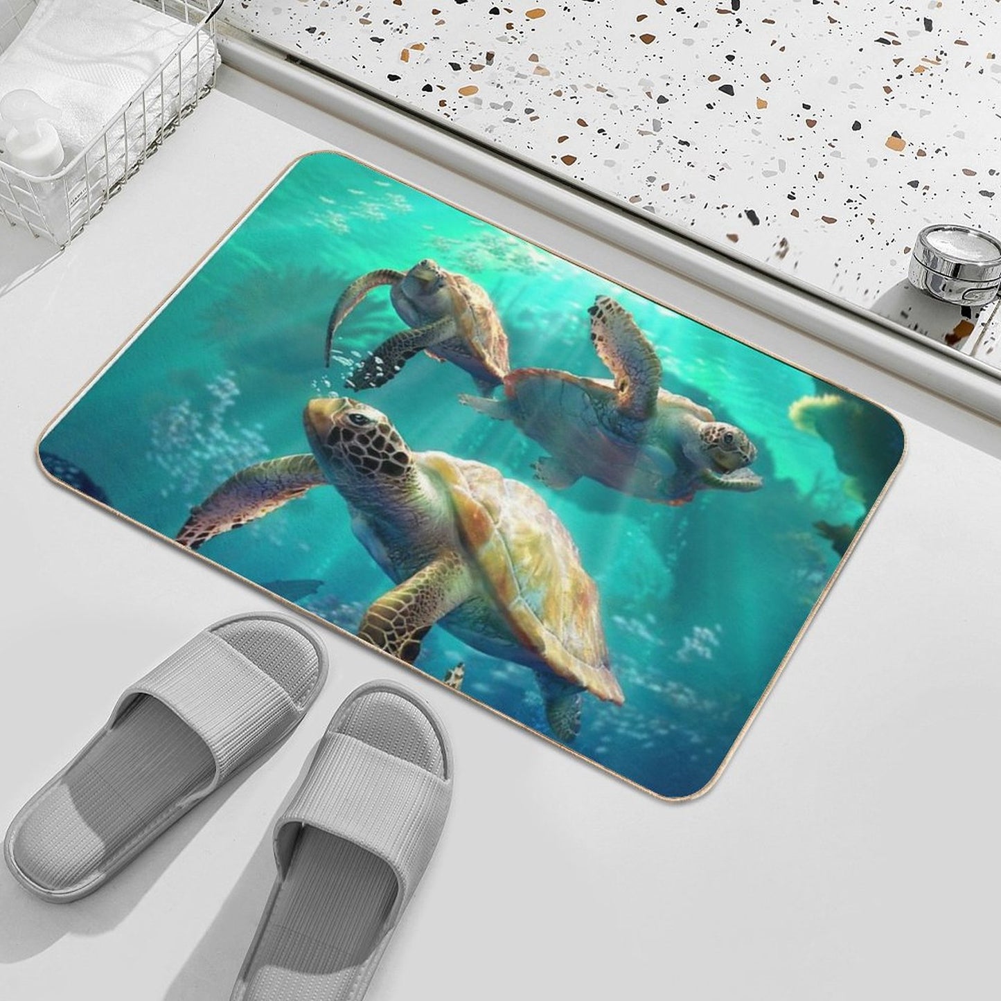 Sea Turtles Bath Mat