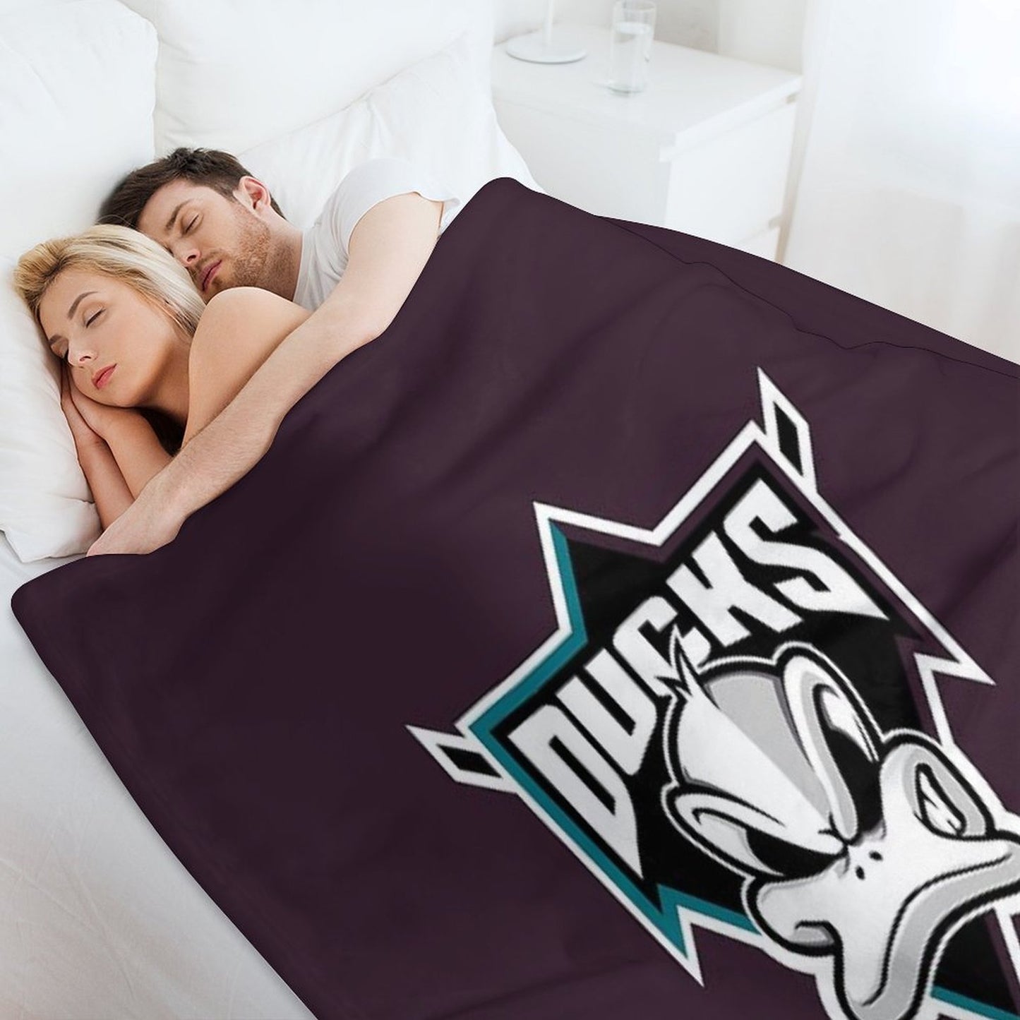 The Mighty Ducks Game Changers Throw Blanket