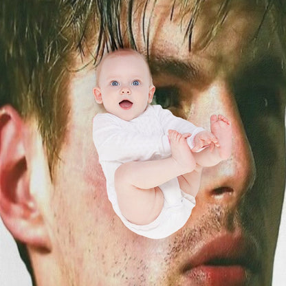 Max F1 Driver Sweaty Serious Face Throw Blanket