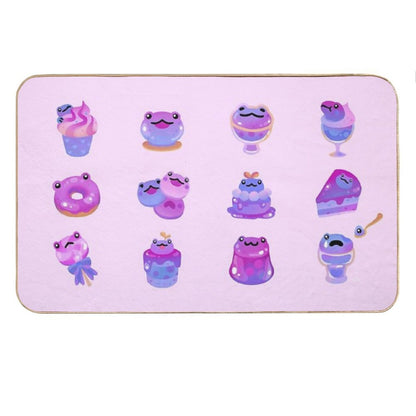Blueberry Frog Bath Mat