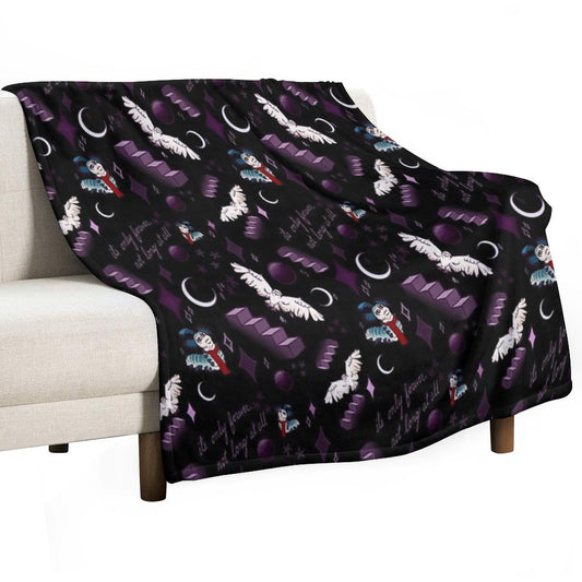 Labyrinth “It’s Only Forever Not Long at All” Throw Blanket
