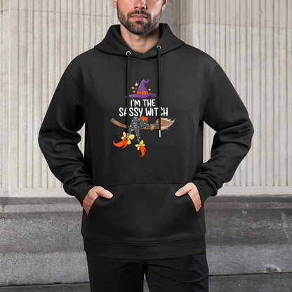 Im The Sassy Witch Halloween Customizable Surface Hoodie
