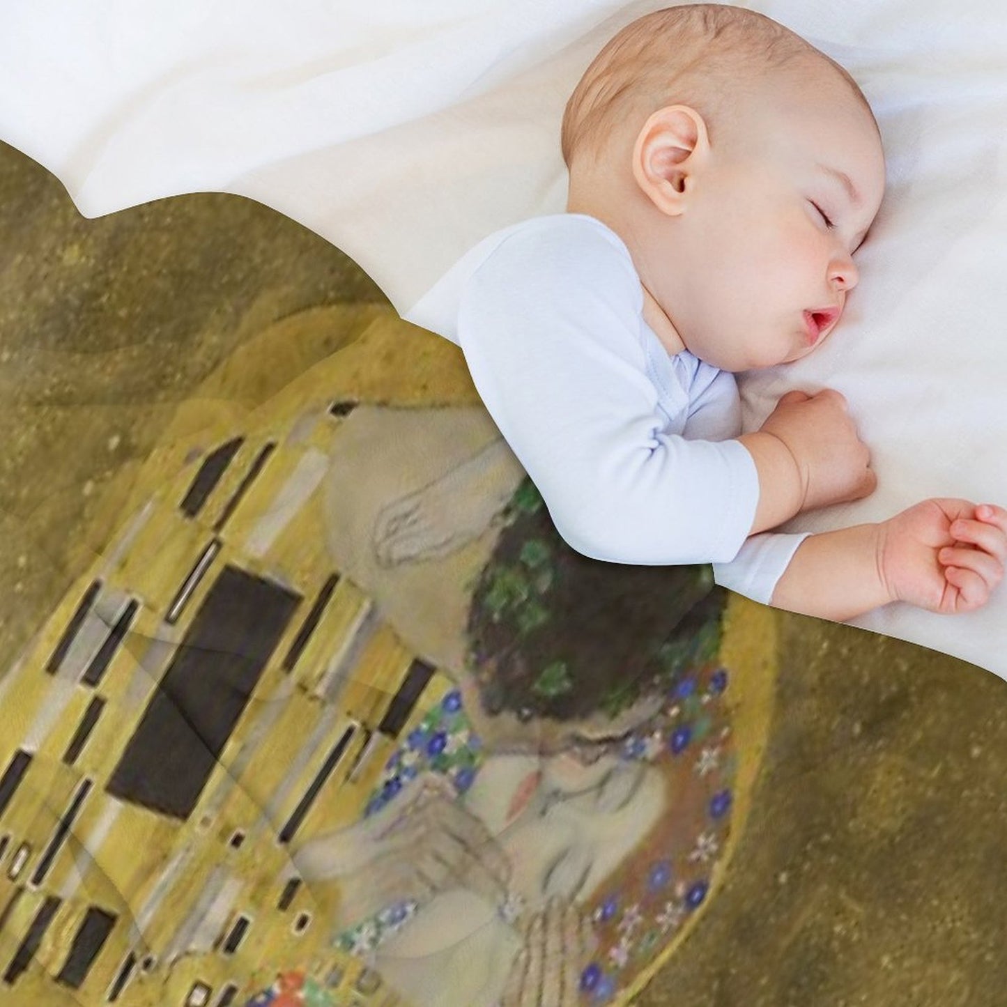 The Kiss - Gustav Klimt Throw Blanket