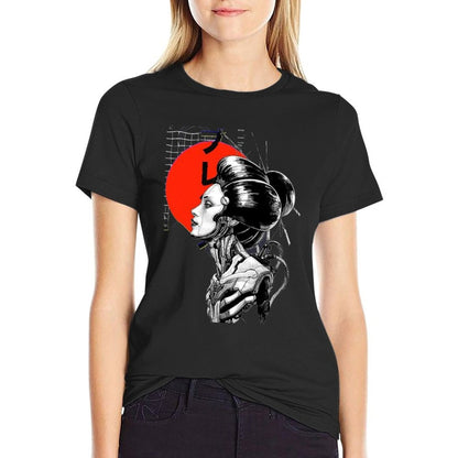 Cyberpunk Vaporwave Japanese  Cotton T-Shirt