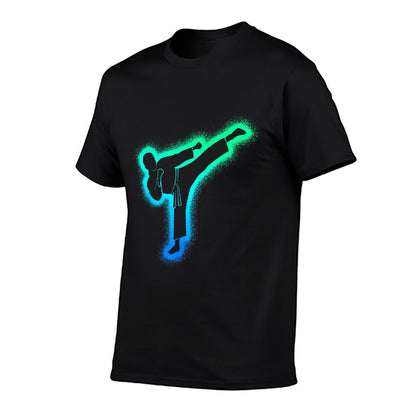 Taekwondo Martial Arts Kids Men Boys Karate T-Shirt