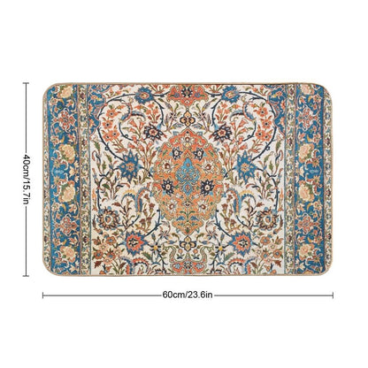 Isfahan Antique Central Persian Carpet Print Bath Mat