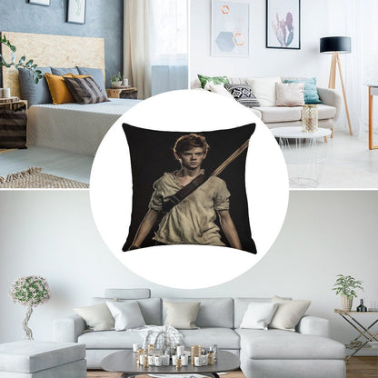 The Maze Runner - Newt 2 Linen Throw Pillow Cover
