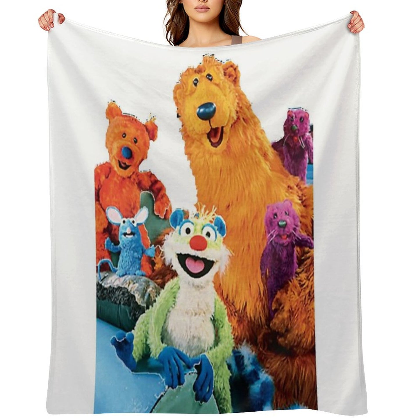 Bear in The Big Blue House Throw Blanket