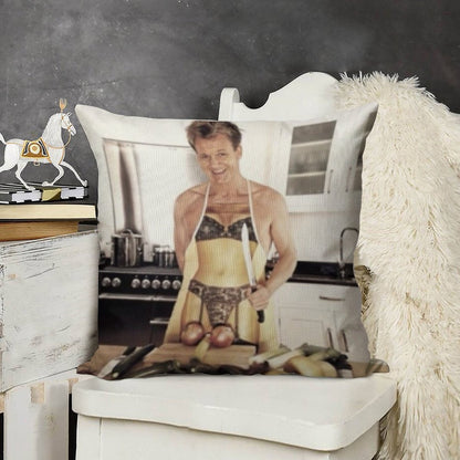 Sexy Gordon Ramsay Linen Throw Pillow Cover