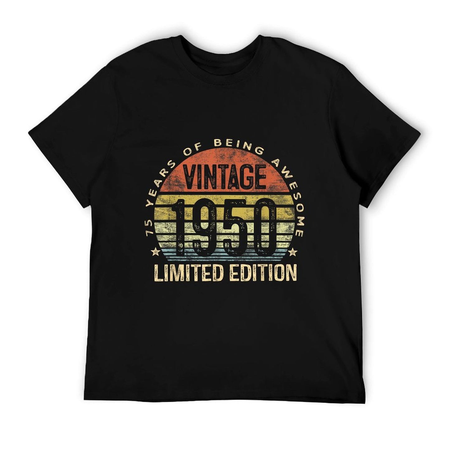 Vintage 1950 Limited Edition 75-Year-Old Gifts 75th Birthday T-Shirt