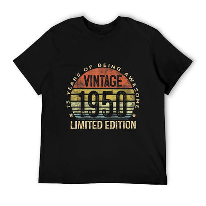 Vintage 1950 Limited Edition 75-Year-Old Gifts 75th Birthday T-Shirt