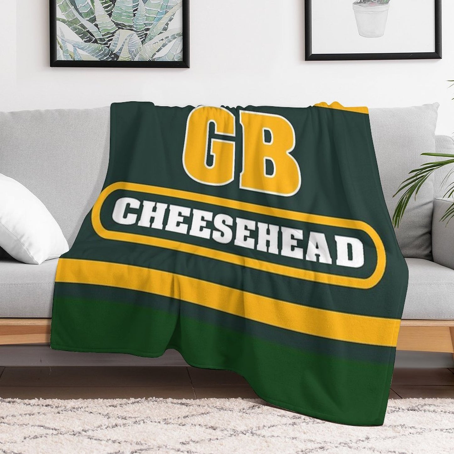 Cheesehead Bar Throw Blanket