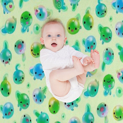 Candy Tadpole Throw Blanket