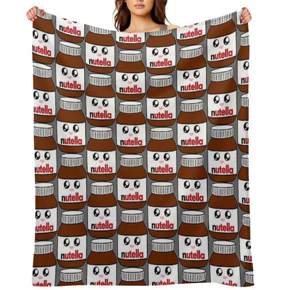 Nutella Throw Blanket