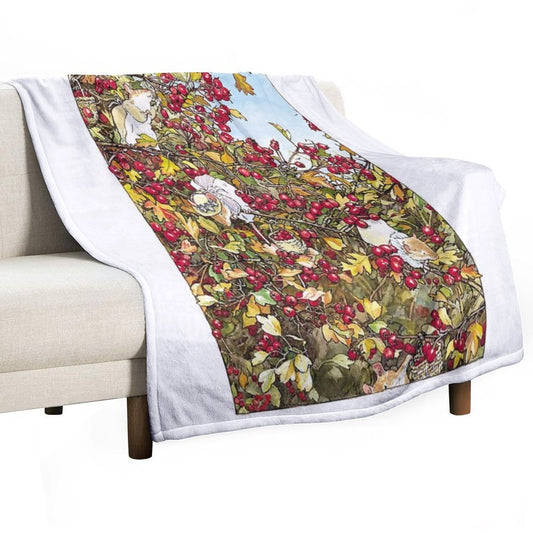 The Blackthorn Bush Throw Blanket