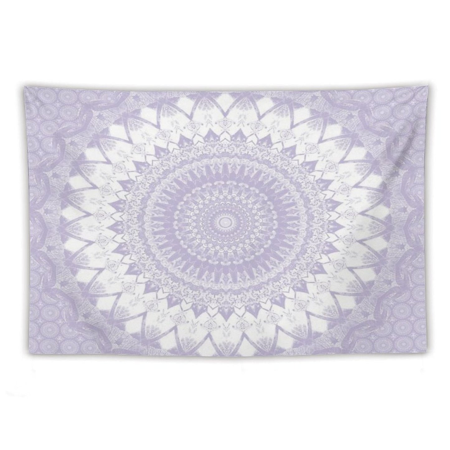Boho Pastel Purple Mandala Tapestry