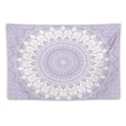 Boho Pastel Purple Mandala Tapestry