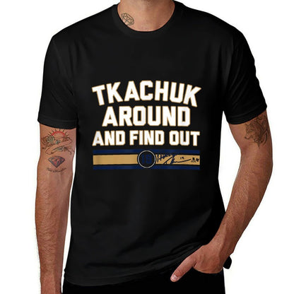 Matthew Tkachuk Around & Find Out (Red) - Florida Hockey  Fade-proof Color T-Shirt
