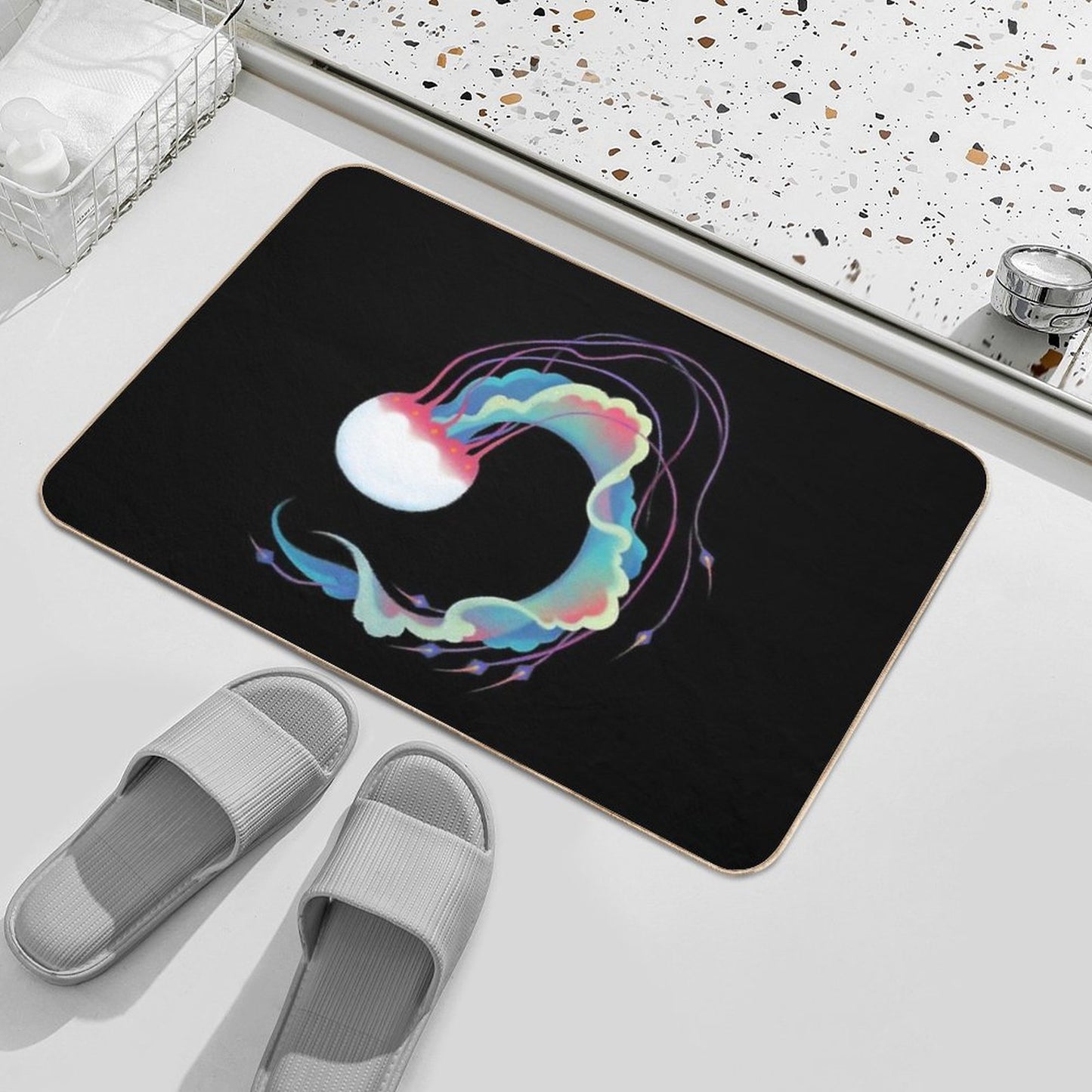 Jelly Fish 3 Bath Mat