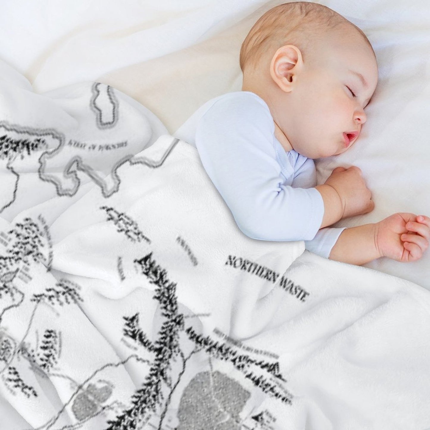 Fantasy Map Throw Blanket