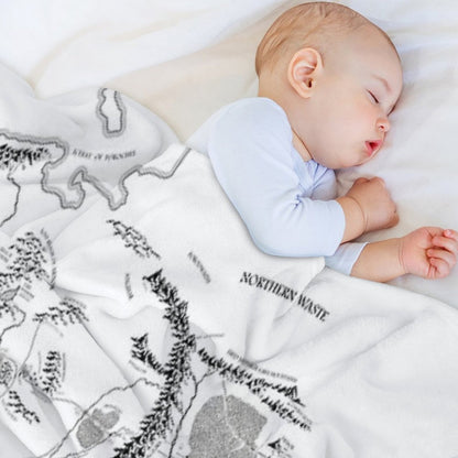 Fantasy Map Throw Blanket