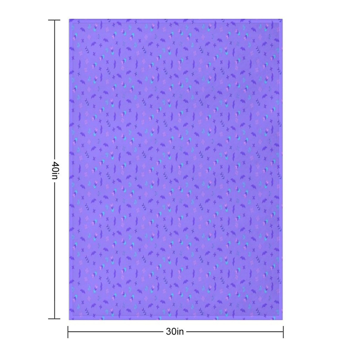 Koops Glitch Pattern Throw Blanket
