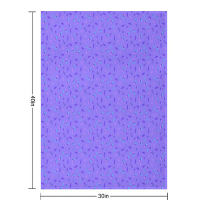 Koops Glitch Pattern Throw Blanket