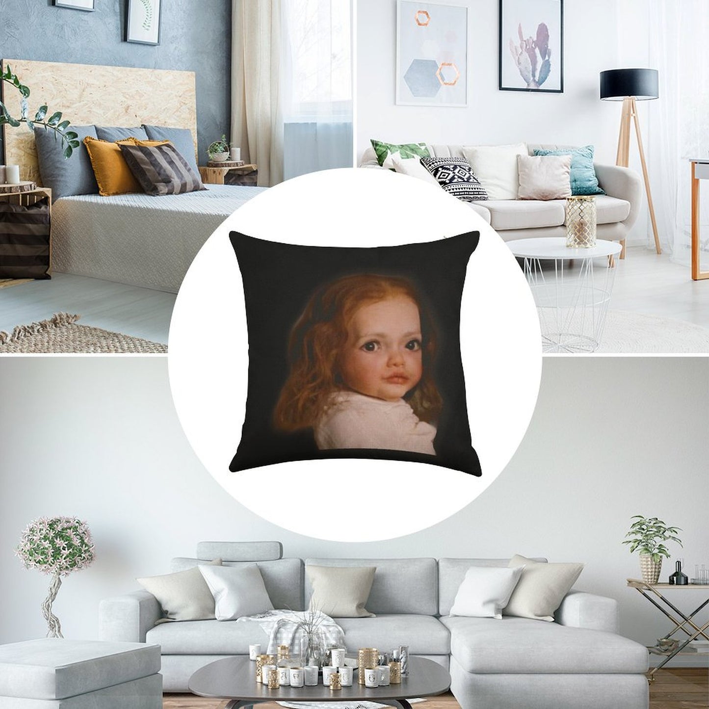 Regurgitation Cullen Linen Throw Pillow Cover