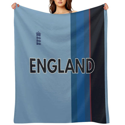 England Cricket Throw Blanket