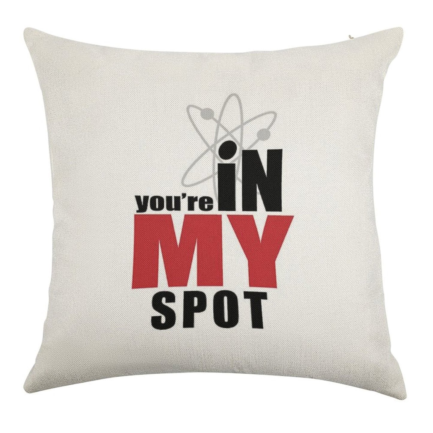 My Spot Linen Throw Pillow Cover