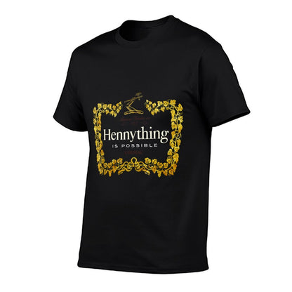 Henny Shirt, When The Henny&#39;s in The System. Henny Parody T-Shirt