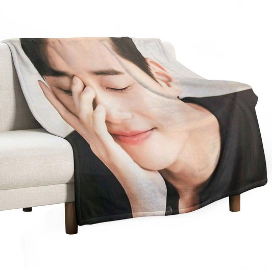 Actor Park Seo-joon Throw Blanket