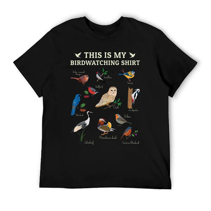 Cool Bird Lover Birdwatching Present Birdwatcher Birder Gift T-Shirt